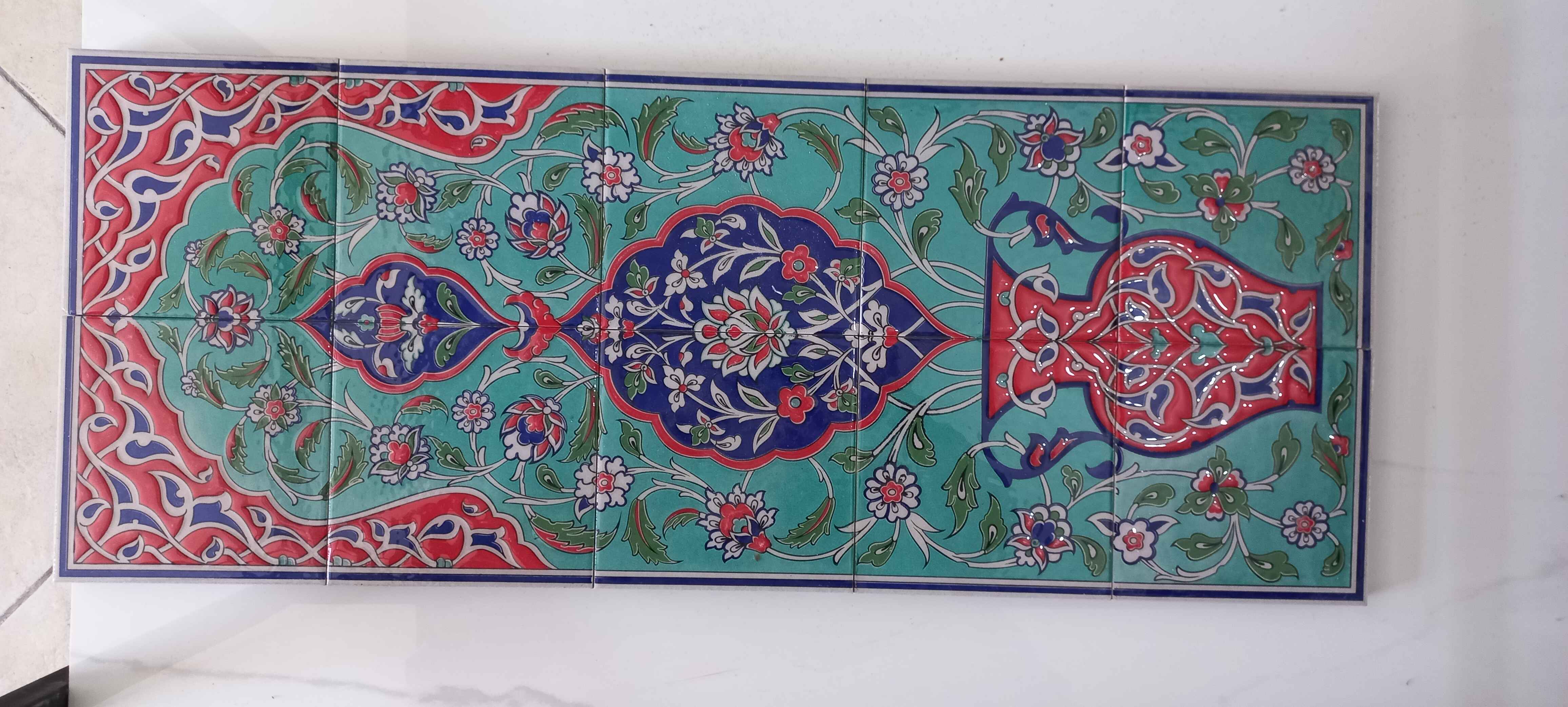 40x100 cm Çini Pano - 05